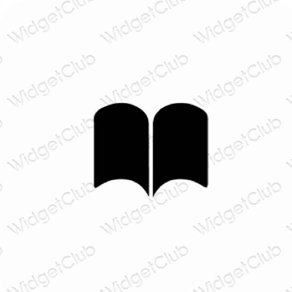 Estetické ikony aplikácií Books