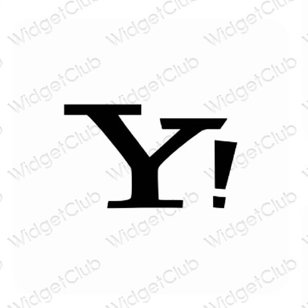 Estetické ikony aplikací Yahoo!