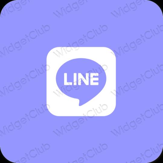 Естетични LINE икони на приложения