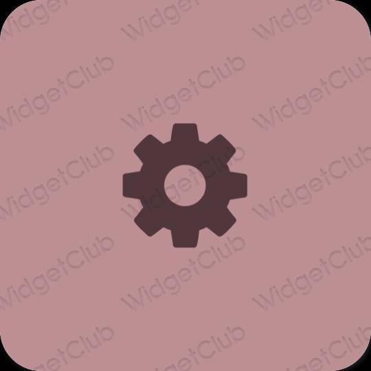 Esthetische Settings app-pictogrammen