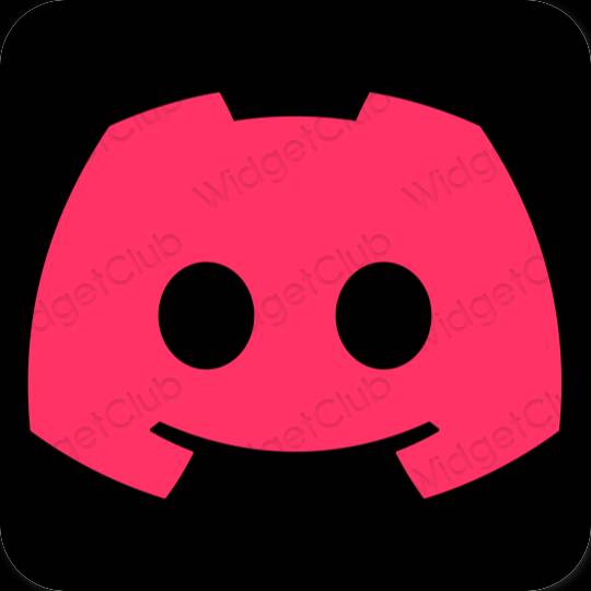 Aesthetic purple discord app icons