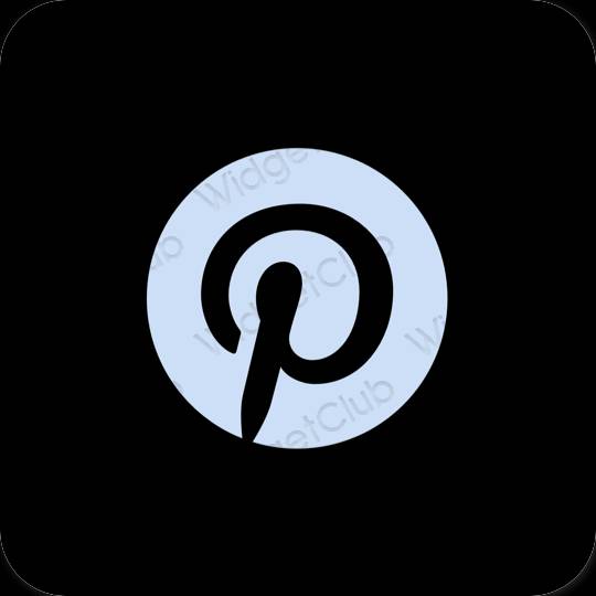 Esteetilised Pinterest rakenduste ikoonid