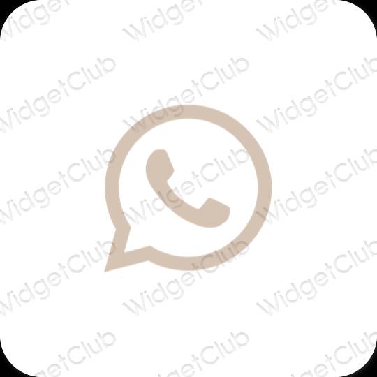 Esteetilised WhatsApp rakenduste ikoonid