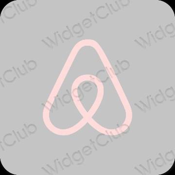Estetik Airbnb uygulama simgeleri