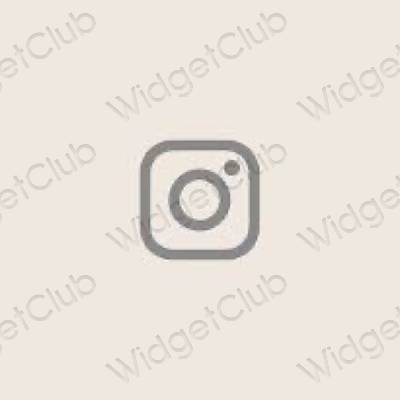 Esthetische Instagram app-pictogrammen