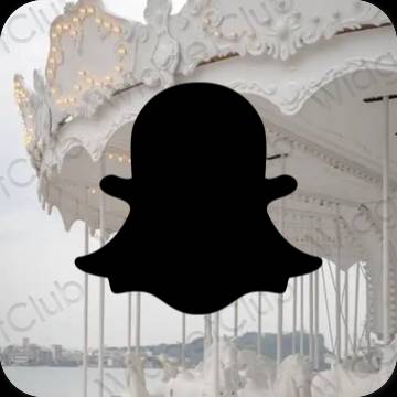 美學snapchat 應用程序圖標