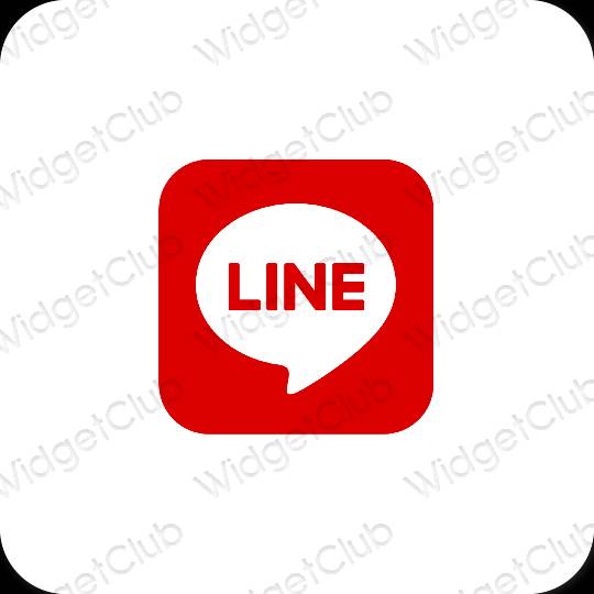 Esthetische LINE app-pictogrammen