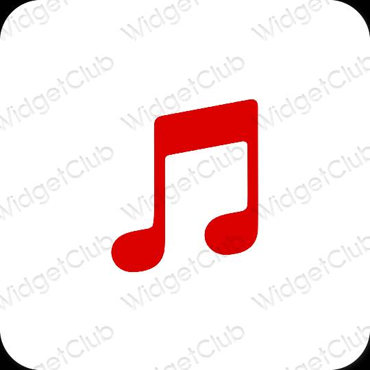 Estetické ikony aplikací Apple Music