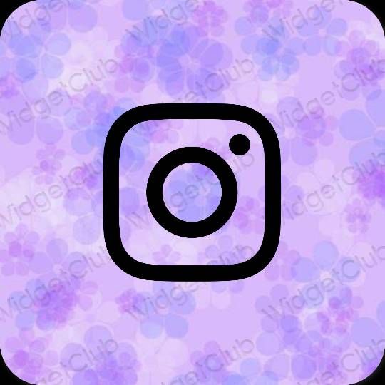 Estetické ikony aplikací Instagram