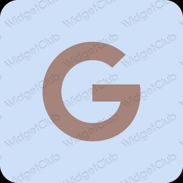 Естетичен лилаво Google икони на приложения