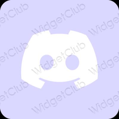 Естетичен лилаво discord икони на приложения