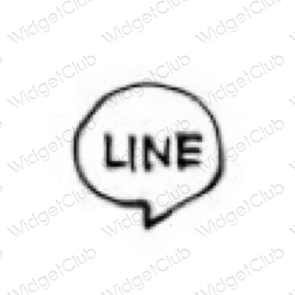 Ästhetische LINE App-Symbole