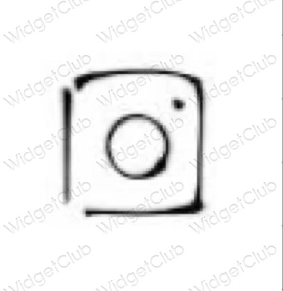 Estetické ikony aplikací Instagram