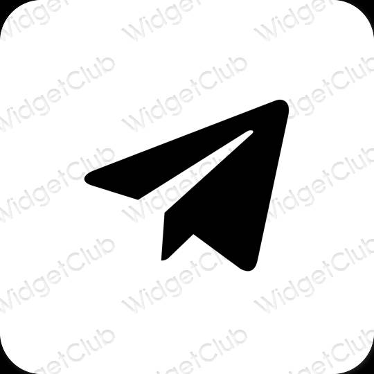 Aesthetic Telegram app icons