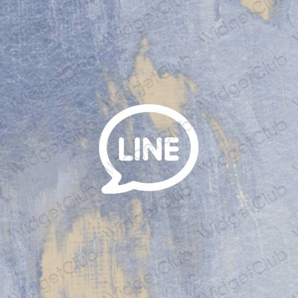 Естетске LINE иконе апликација