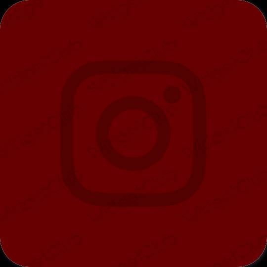 审美的 棕色的 Instagram 应用程序图标