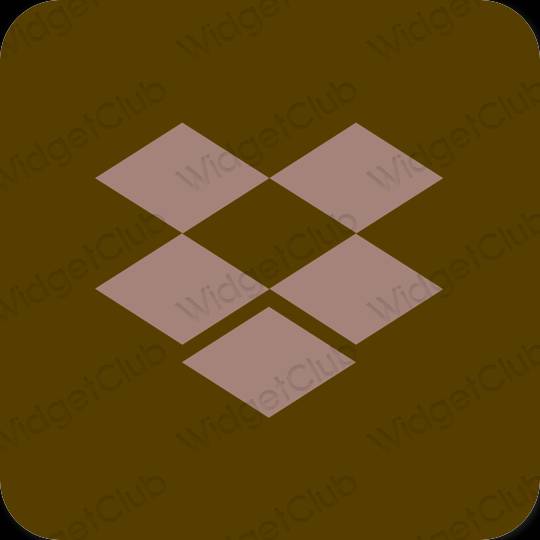 Estética Dropbox iconos de aplicaciones