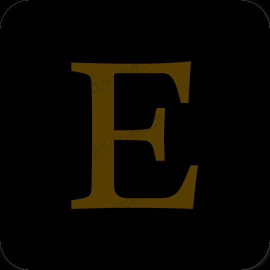 Estetyczne Etsy ikony aplikacji