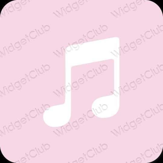 Estetik Apple Music proqram nişanları