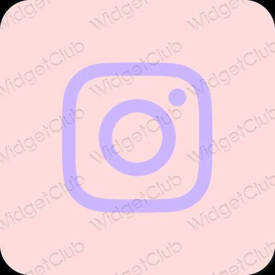 Stijlvol roze Instagram app-pictogrammen