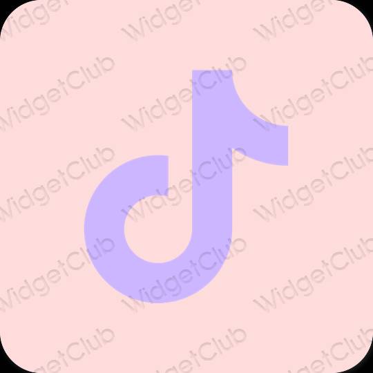 Estético rosa TikTok iconos de aplicaciones
