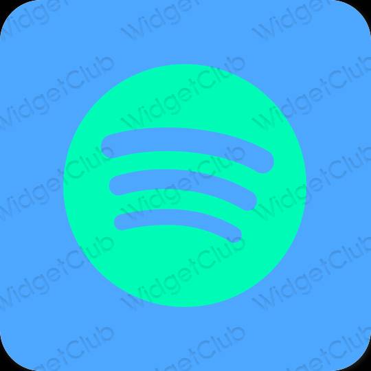 សោភ័ណ ពណ៌ស្វាយ Spotify រូបតំណាងកម្មវិធី
