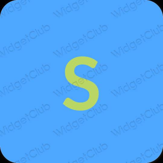 미적인 파란색 SHEIN 앱 아이콘