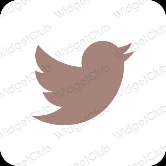 Icone delle app Twitter estetiche