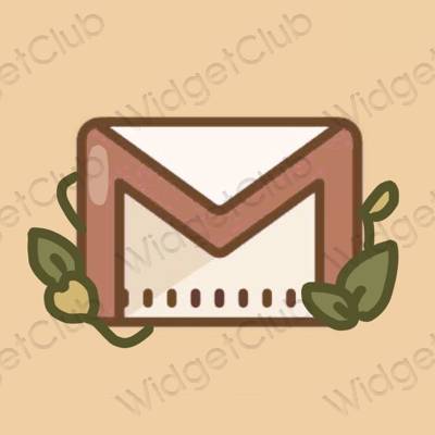 Ästhetische Gmail App-Symbole