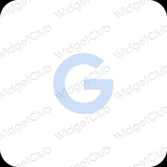 Esthetische Google app-pictogrammen