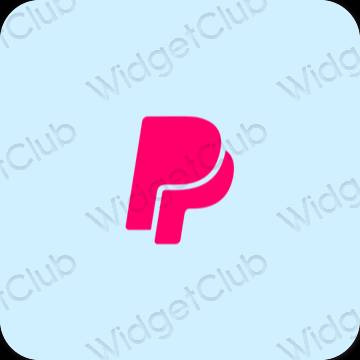 Estetik ungu PayPay ikon aplikasi