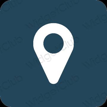 Icone delle app Map estetiche