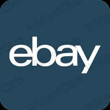 Estética eBay ícones de aplicativos