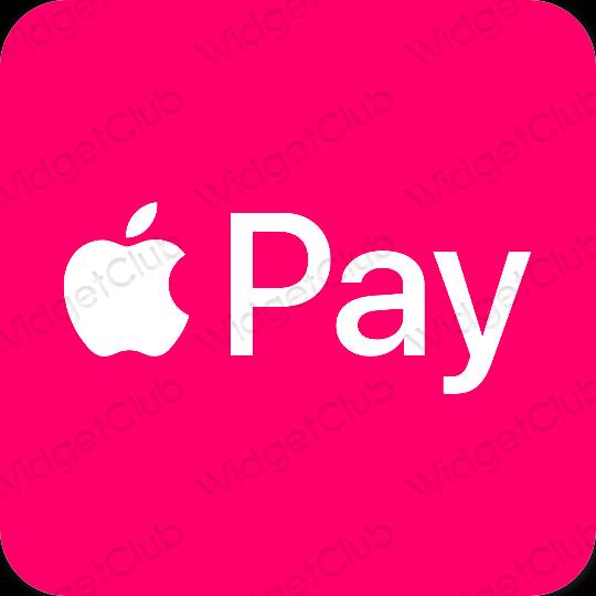 Ästhetisch Violett PayPay App-Symbole