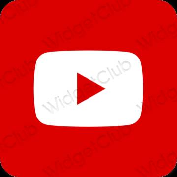 Icone delle app Youtube estetiche