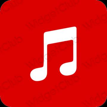 Icônes d'application Apple Music esthétiques