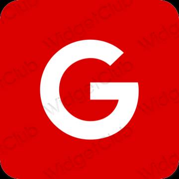 Esthetische Google app-pictogrammen