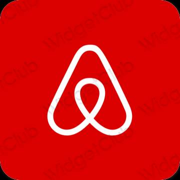 Estetik Airbnb uygulama simgeleri