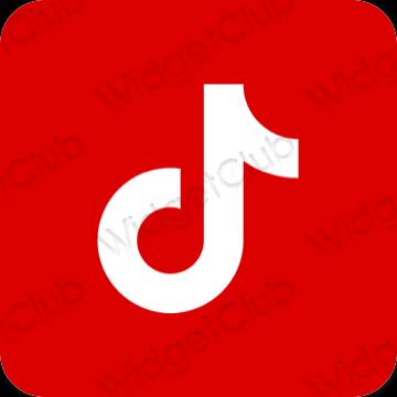 جمالية TikTok أيقونات التطبيقات