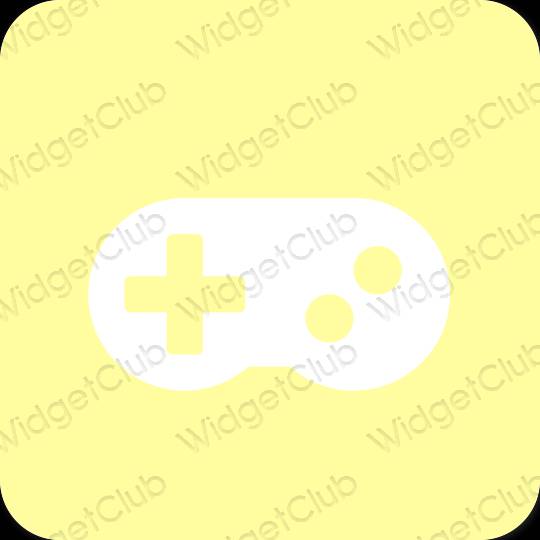 审美的 黄色的 AppStore 应用程序图标