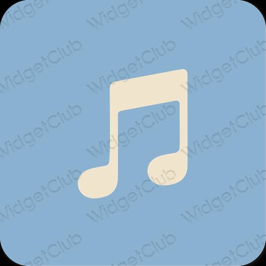 Estetske Apple Music ikone aplikacij