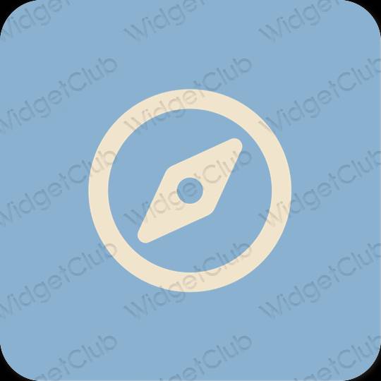 Icone delle app Safari estetiche