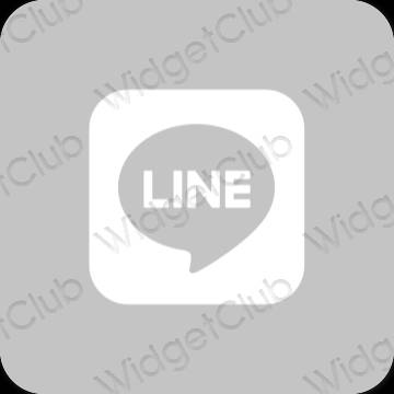 Эстетические LINE значки приложений