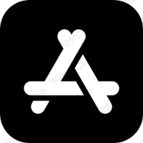 Esteetiline must AppStore rakenduste ikoonid
