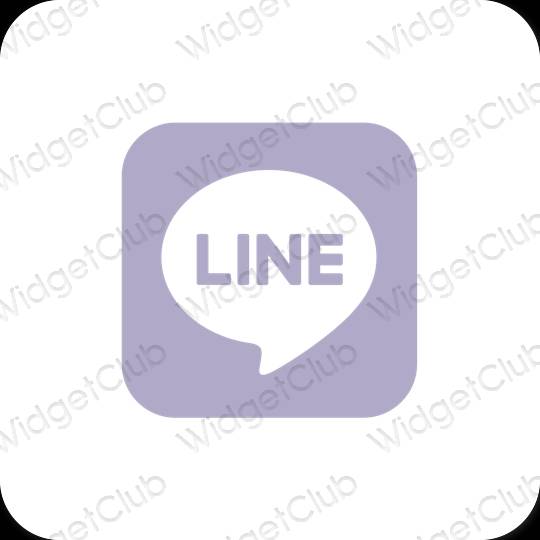 Aesthetic LINE app icons