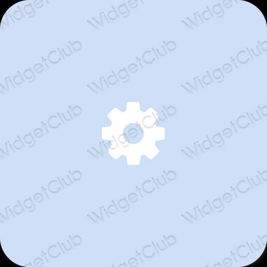 Aesthetic Settings app icons
