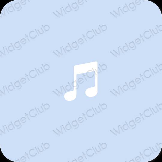 Stijlvol paars Music app-pictogrammen