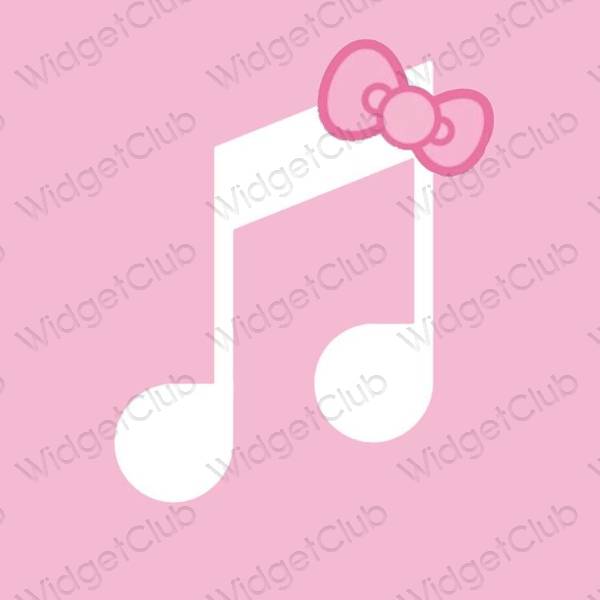 Estetické ikony aplikací Apple Music