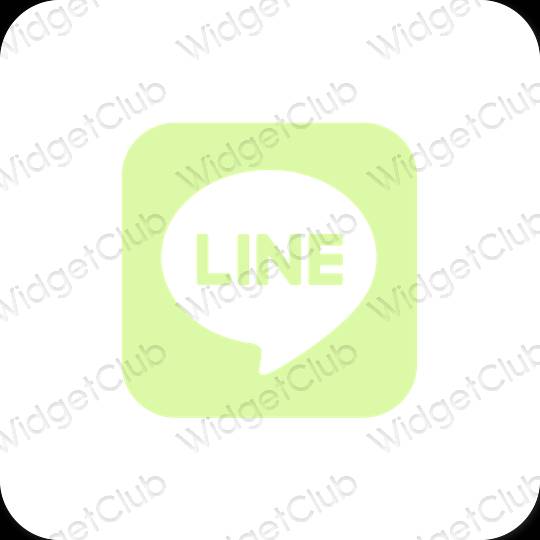 جمالية LINE أيقونات التطبيقات