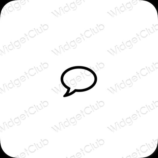 រូបតំណាងកម្មវិធី Messages សោភ័ណភាព